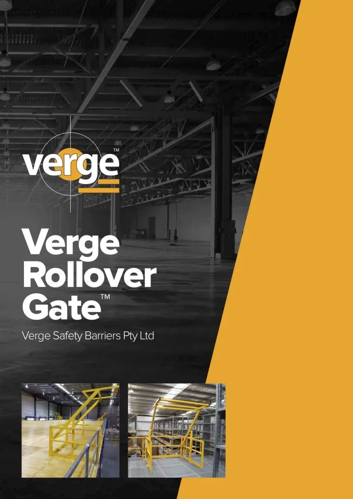 Cover of the Verge Roll Over Gate digital brochure