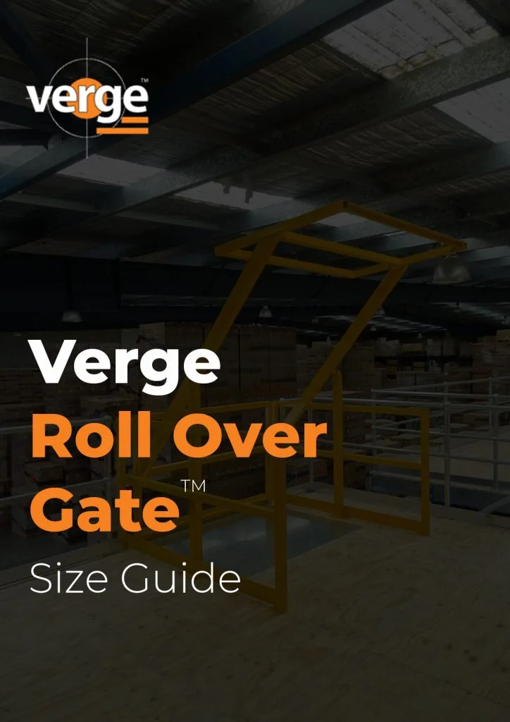 Cover of the Verge Roll Over Gate size guide